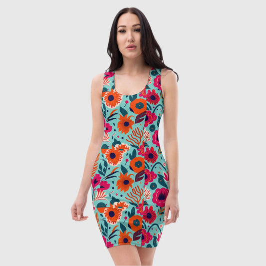 Floral Bodycon dress