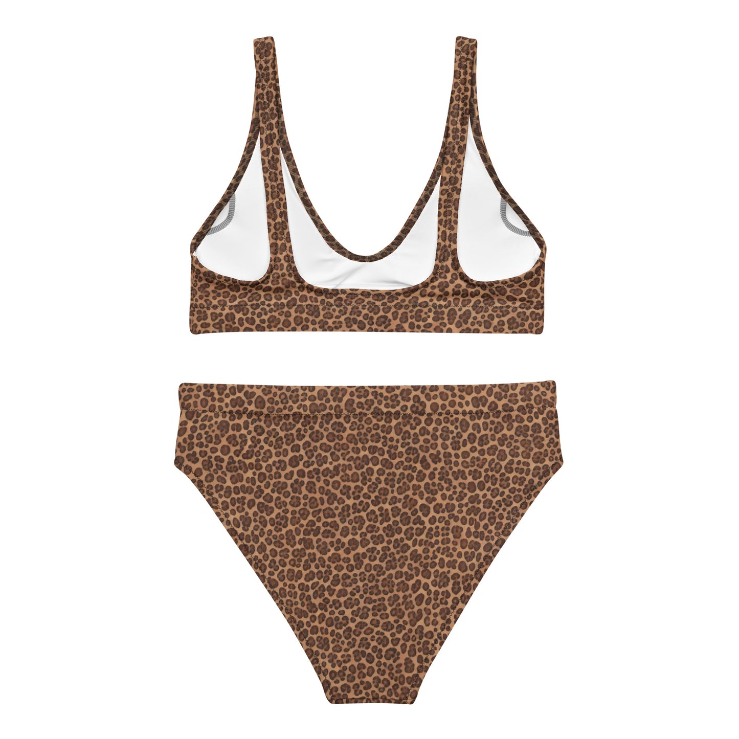Leopard high-waisted bikini
