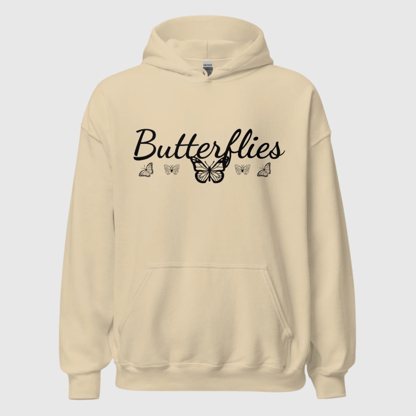 Butterfly sand hoodie women's fashion