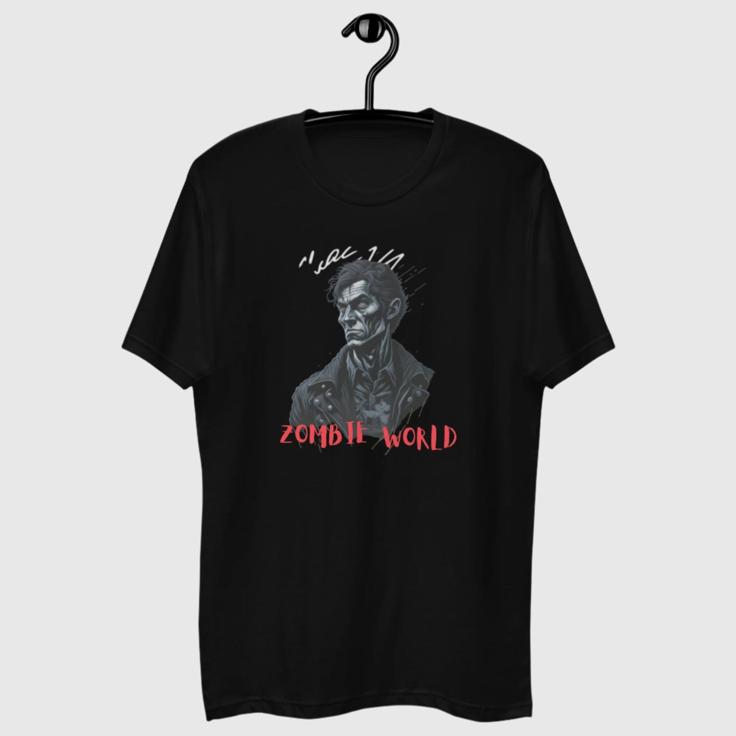 Stylish Zombie Black T-shirt Men Clothing