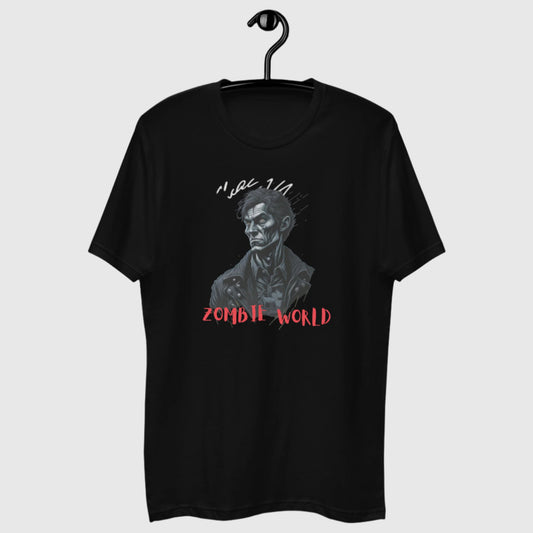 Stylish Zombie Black T-shirt Men Clothing
