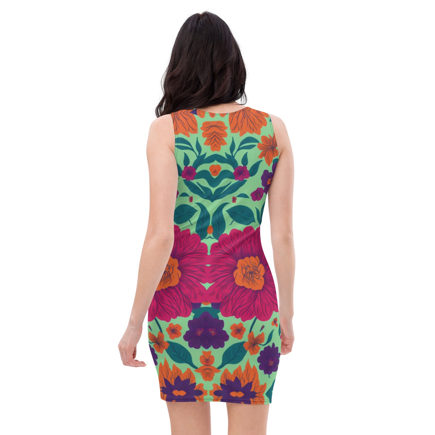 floral light Bodycon dress