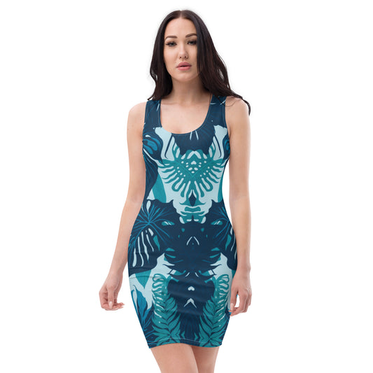 Tropical Bodycon dress