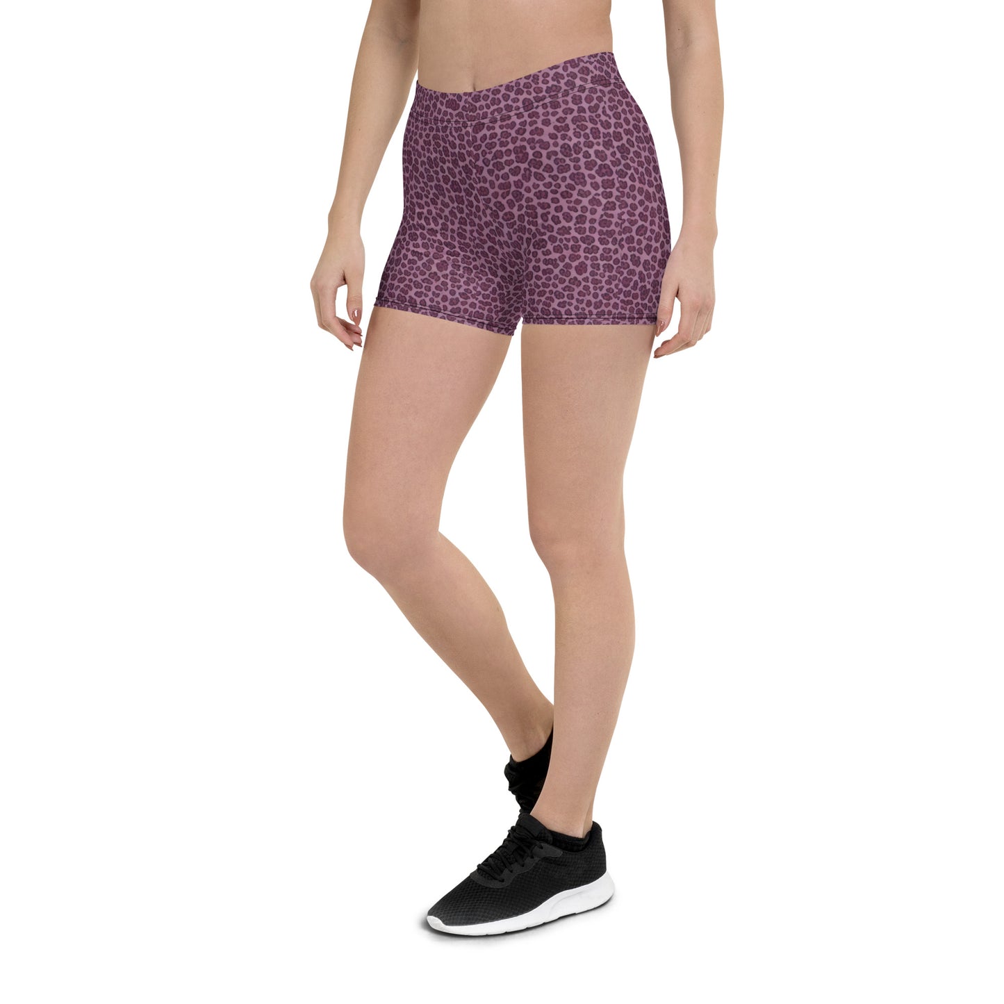 Pink leopard pattern Shorts