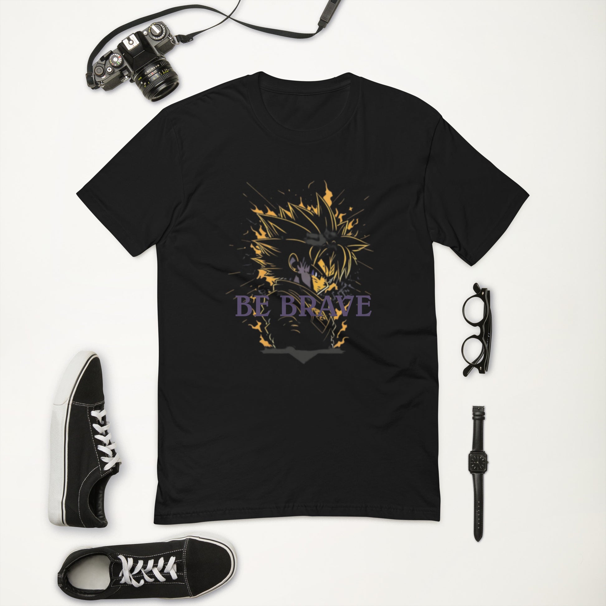 Stylish DragonBall Z Black T-shirt Men Clothing