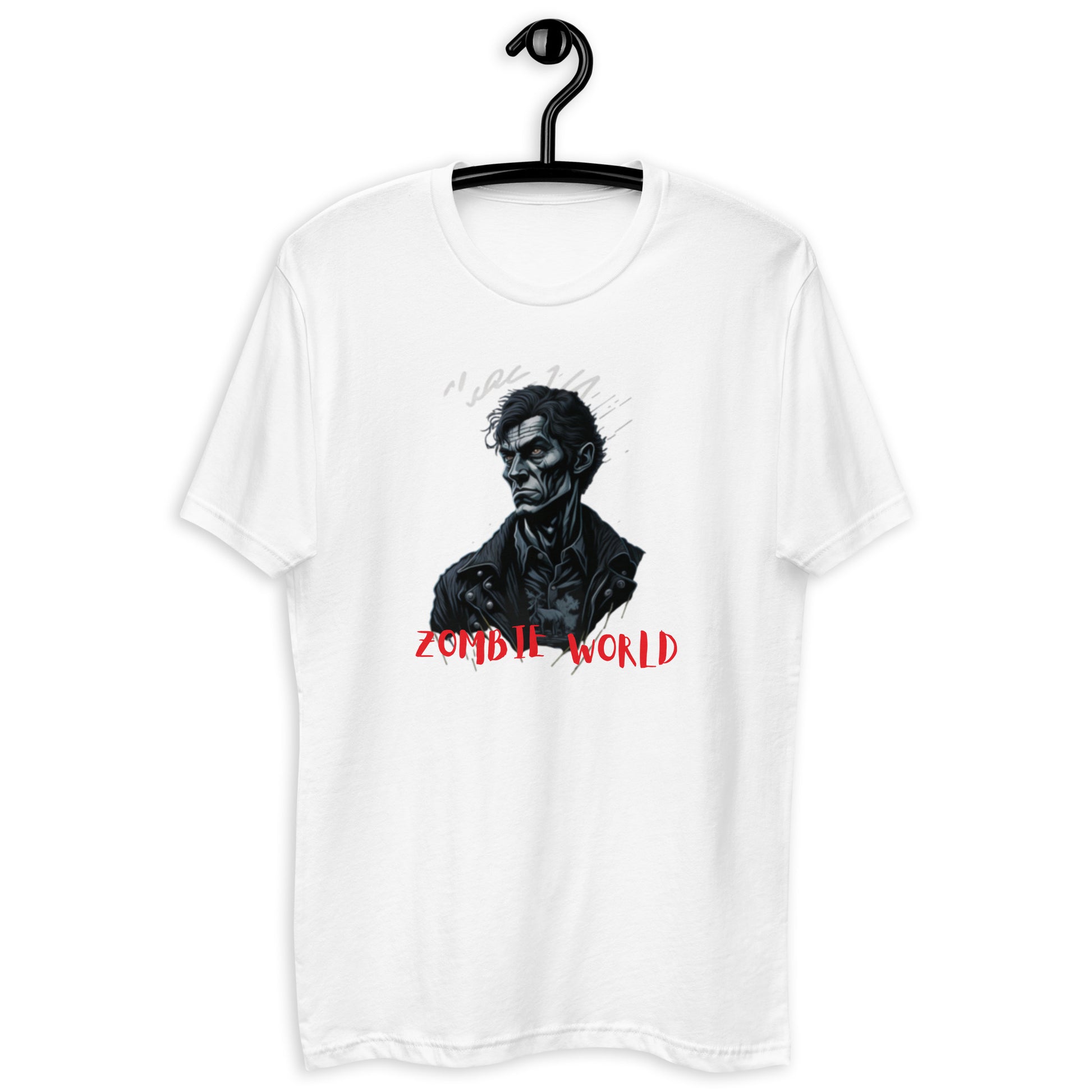 Stylish Zombie White T-shirt Men Clothing