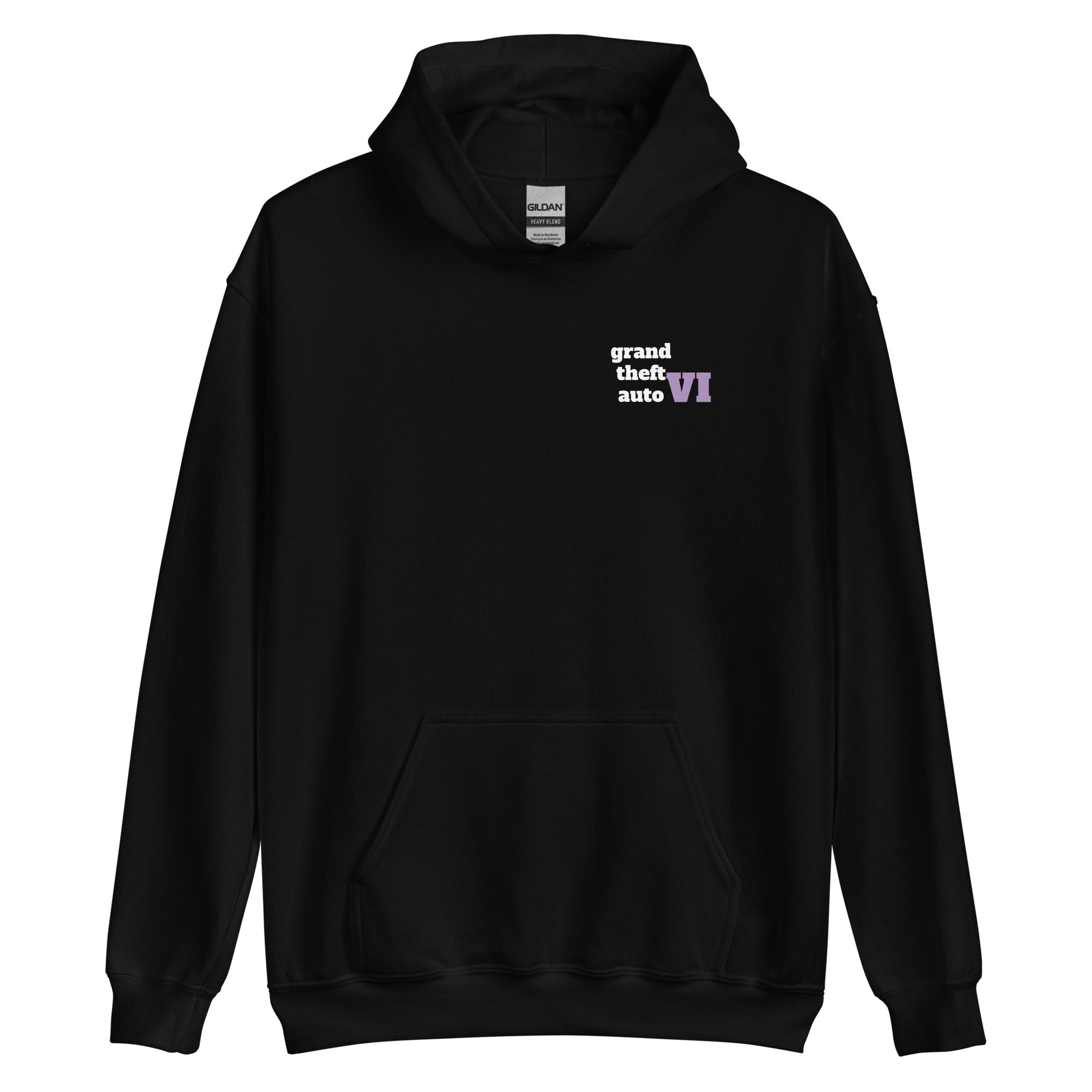 GTA 6 Merch (Grand Theft Auto) black hoodie