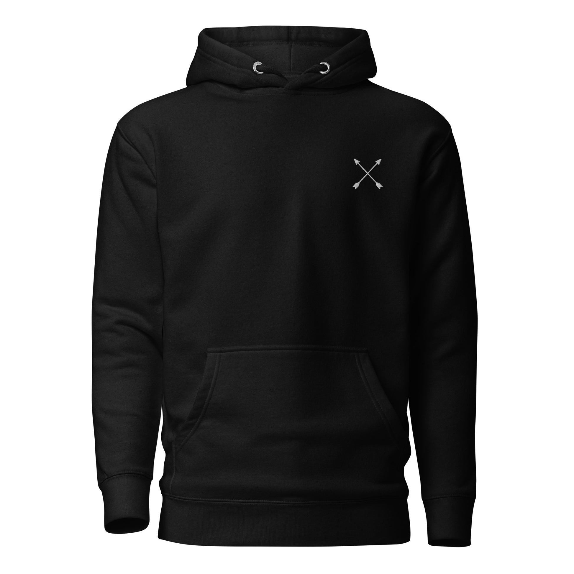 Black hoodie men's fashion and women's fashion Print Apparel